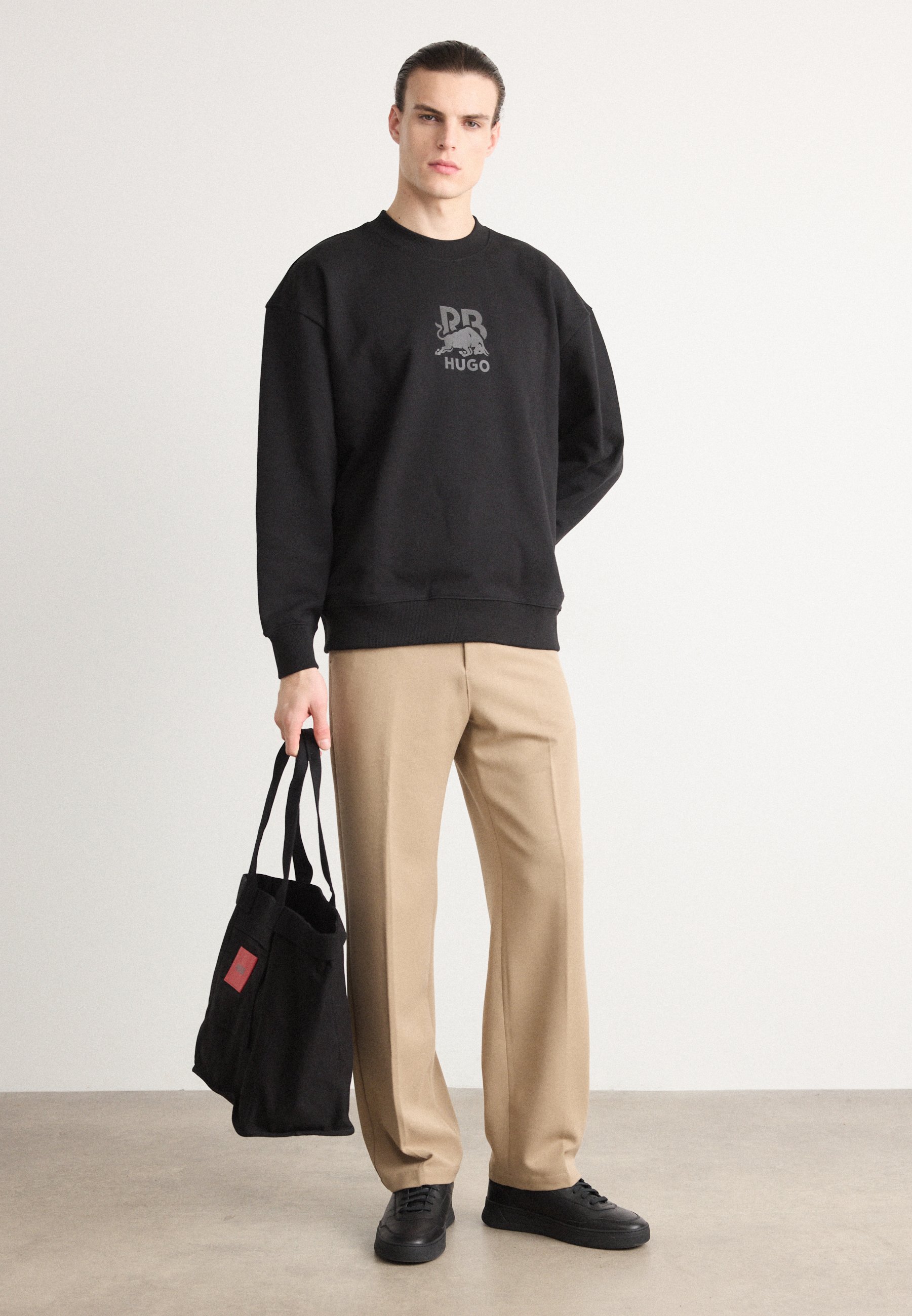 【送料&関税込】Hugo Boss Hugo X Racing Bulls - Cotton Crew- HUGO HUGO X RACING BULLS DAHRAIN - Sweatshirt - black/noir
