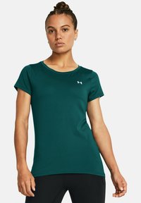 Under Armour HEATGEAR ARMOUR - Spordi T-särk - hydro teal