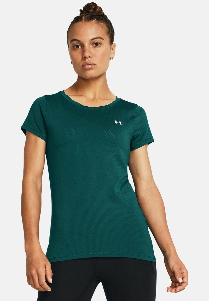 Under Armour - T-shirt till träning - hydro teal, Förstora