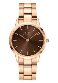 ICONIC LINK AMBER 32MM ROSE GOLD, BROWN - Rannekello - brown