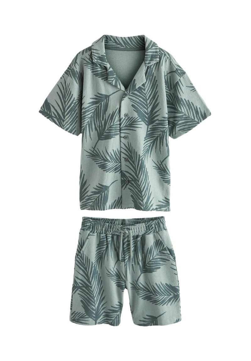 Next SET - REGULAR FIT - Jogginghose - blue palm