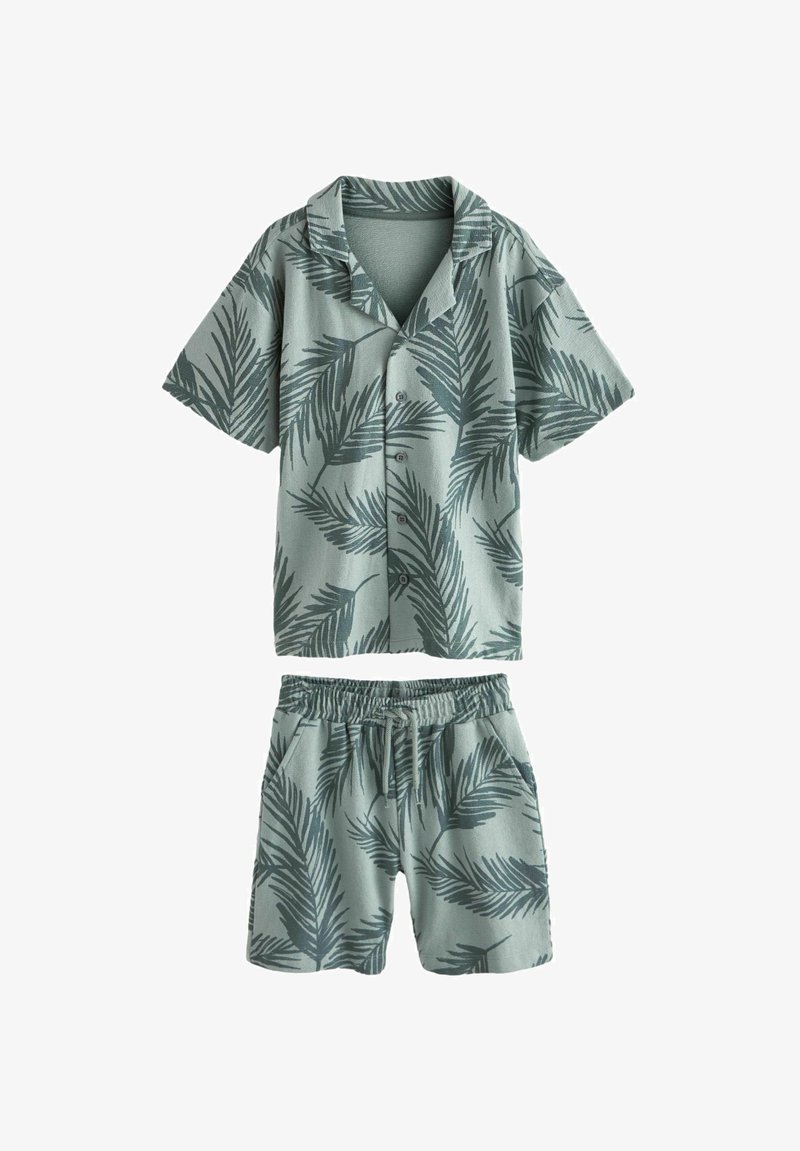 Next SET - REGULAR FIT - Jogginghose - blue palm