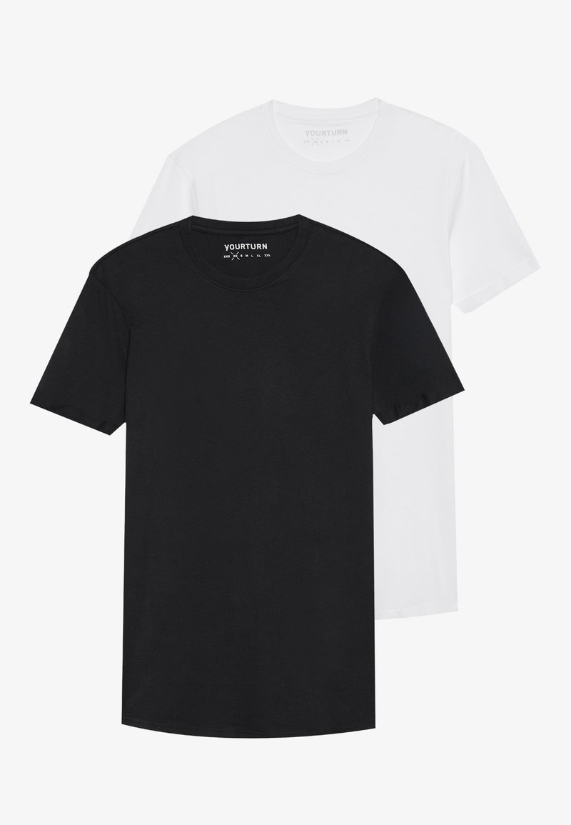 YOURTURN T-shirt basic zwart YOURTURN T-shirt basic zwart