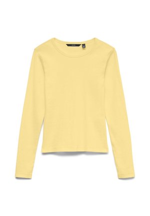 Vero Moda VMCHLOE - Camiseta de manga larga - lemon meringue