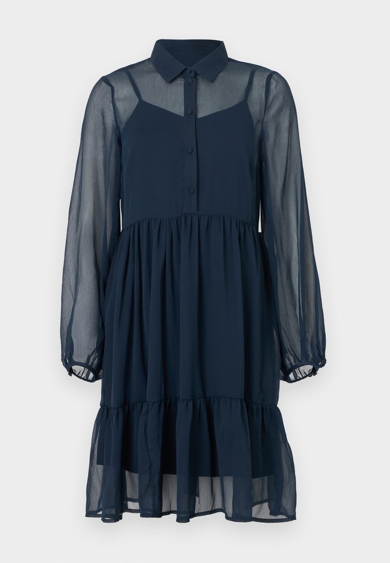 Vila Blousejurk donkerblauw Vila Blousejurk donkerblauw