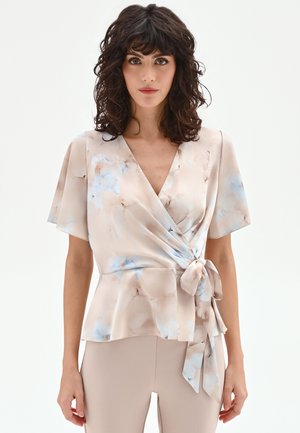 CON STAMPA EFFETTO ACQUERELLO - Blouse - var sky blue