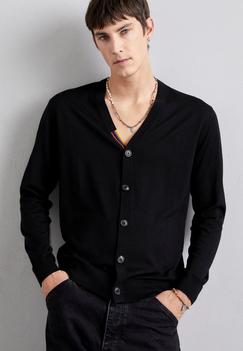 Cardigan Paul Smith Tricolore Lurex - Laine Mélangée - Taille L Neuf Avec étiquette