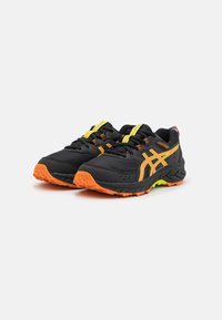ASICS PRE VENTURE 9 UNISEX - Løpesko for mark - black/bright orange