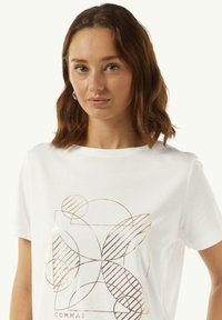 comma T-Shirt print - weiß