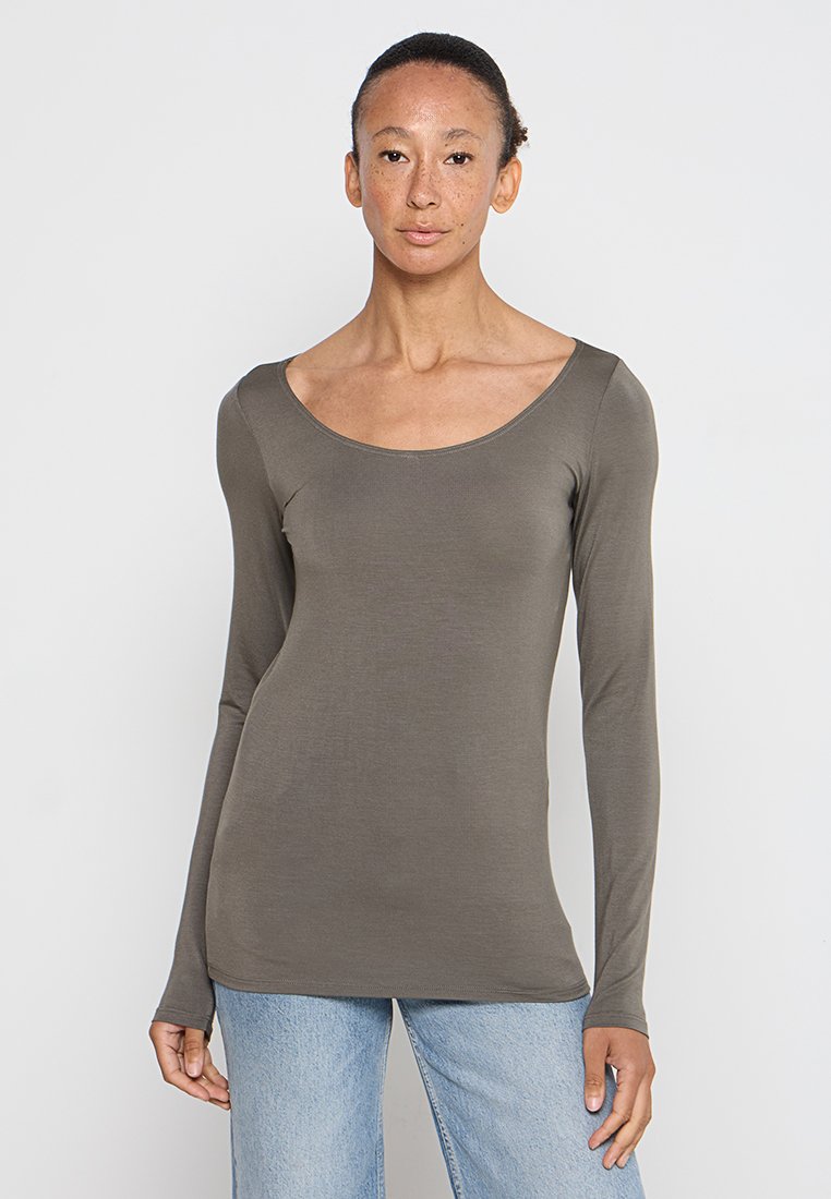 Sarah Pacini Longsleeve donkergroen