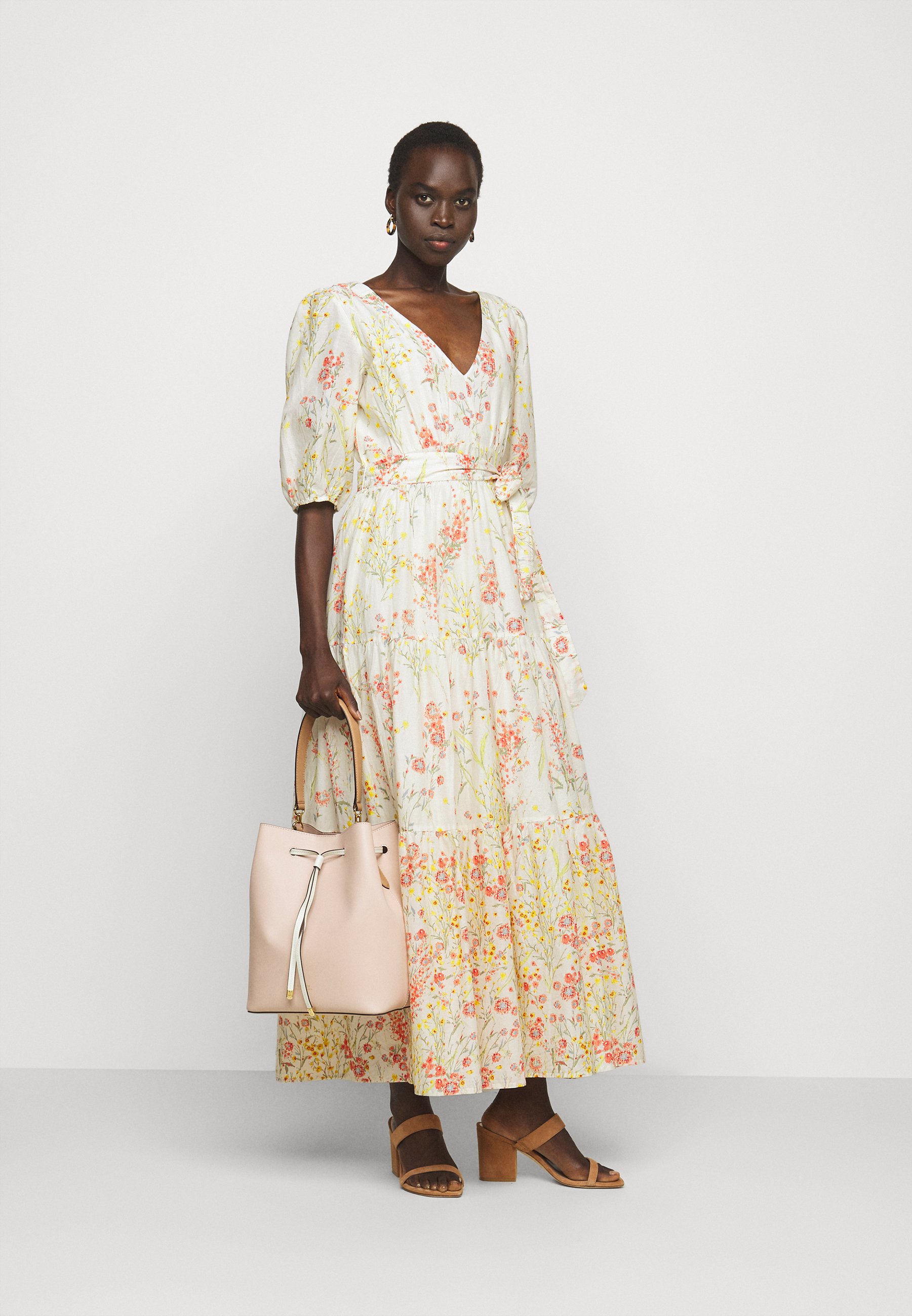 polo ralph lauren cotton voile midi dress