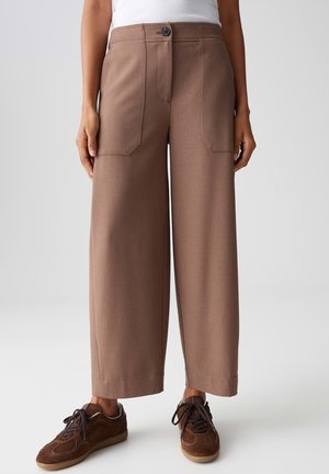 MID RISE RELAXED FIT OVALES MID RISE - Stoffhose - cocoa