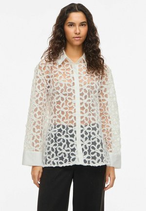 VIBAJA LANGARM - Skjortebluse - snow white