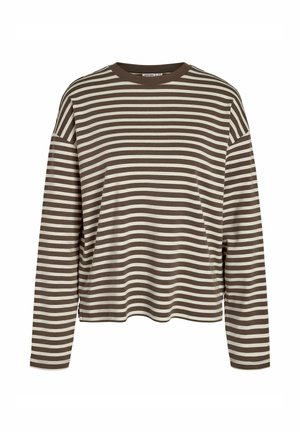 Noisy May, T-SHIRT  - T-shirt à manches longues - chocolate brown