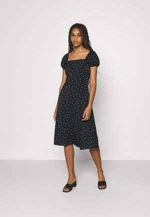 Day dress - black/green