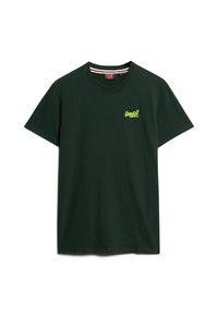 Unselected, forest green fluro yellow