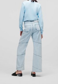 KARL LAGERFELD Široké džíny - light-blue denim
