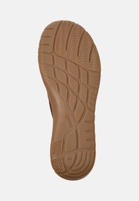 Sole of a shoe featuring a textured, rubber bottom with grooves for traction; the size “42” and brand name “Camper” are visible.