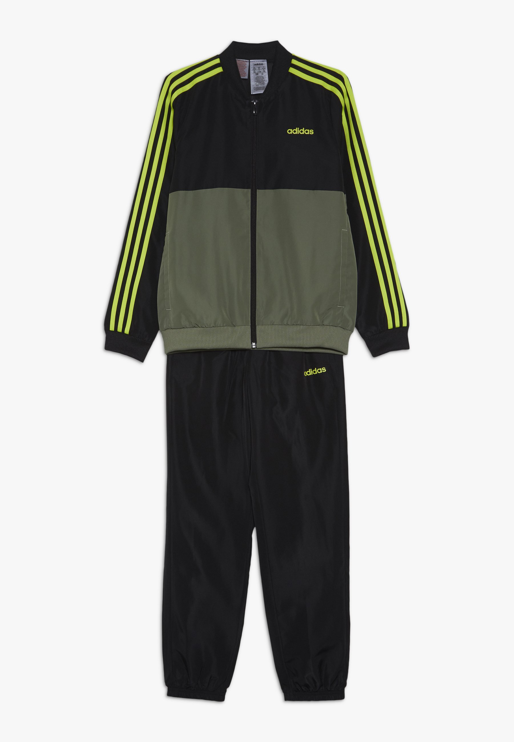 green and black adidas tracksuit