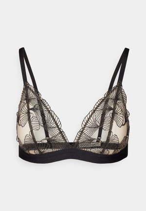 MAGIC GARDEN BRA - Triangle bra - black