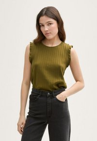 TOM TAILOR DENIM Viršus - warm moss green