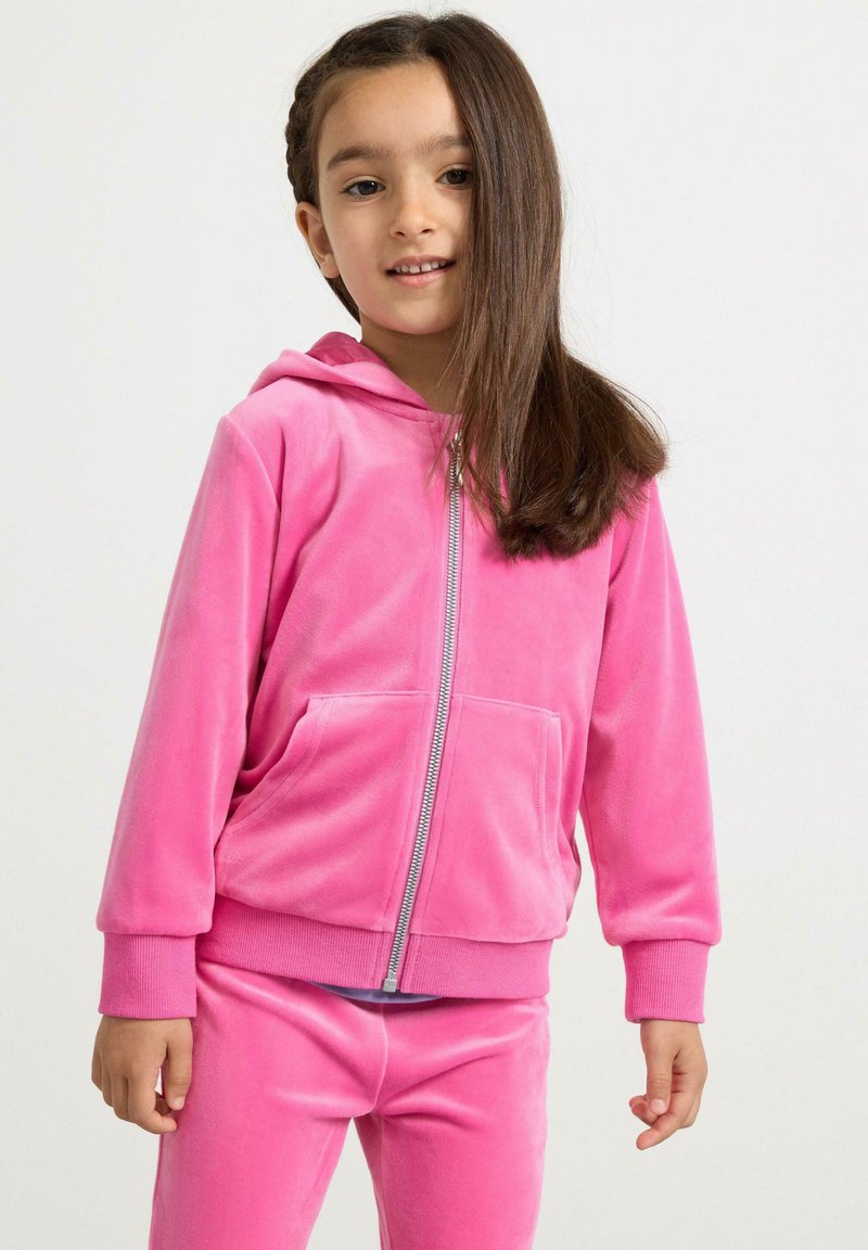 Lindex - Zip-up sweatshirt - pink, Enlarge