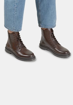 Schnürstiefelette - marrone