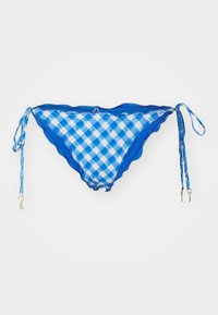 CIAO BELLA CHECK BRAZILLIAN TIE SIDE - Bas de bikini - azure