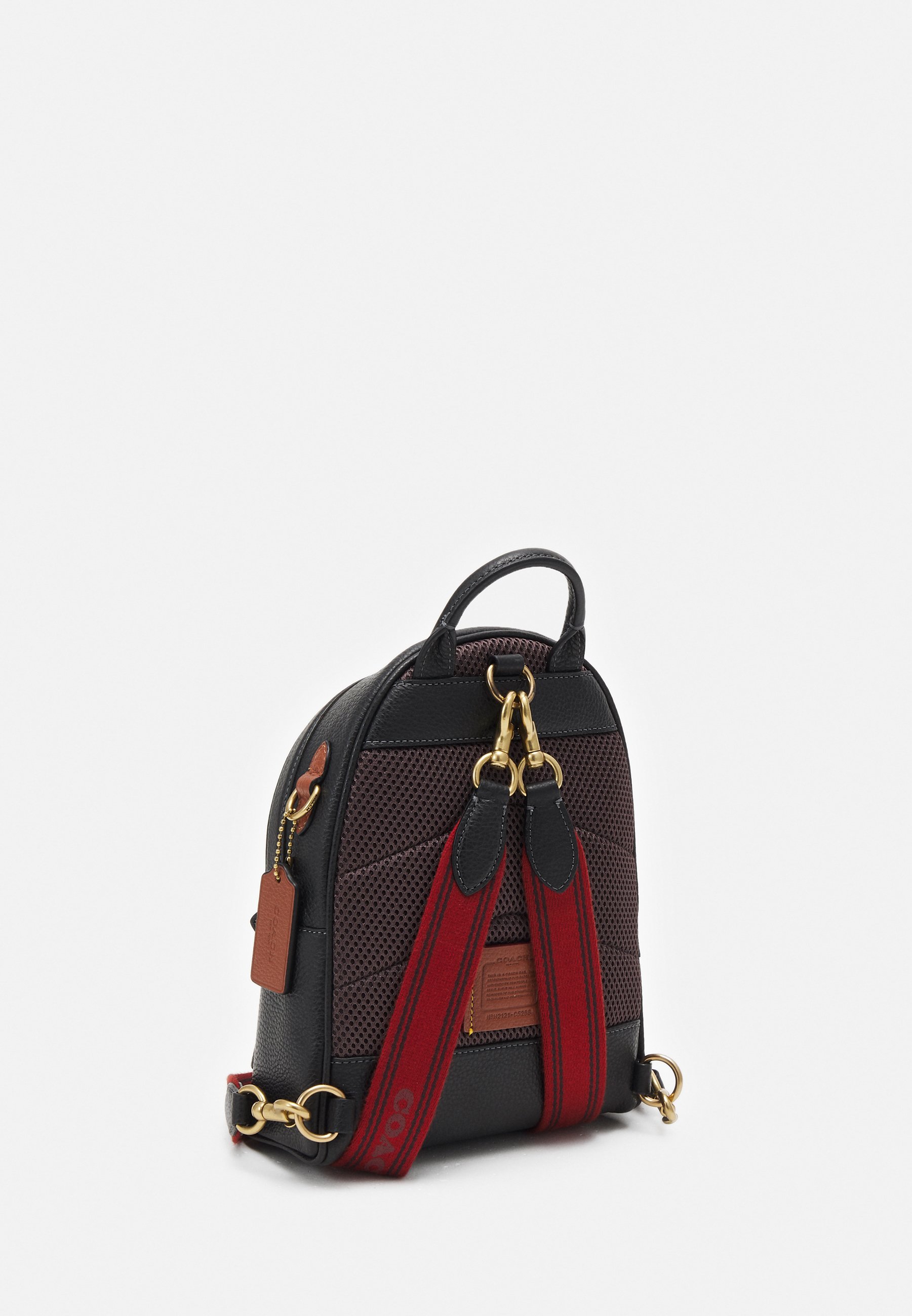 all black coach backpack