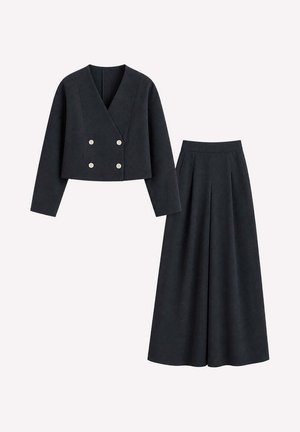 Touché Privé, DOUBLE-BREASTED JACKET AND SKIRT SET - Σακάκι - navy blue