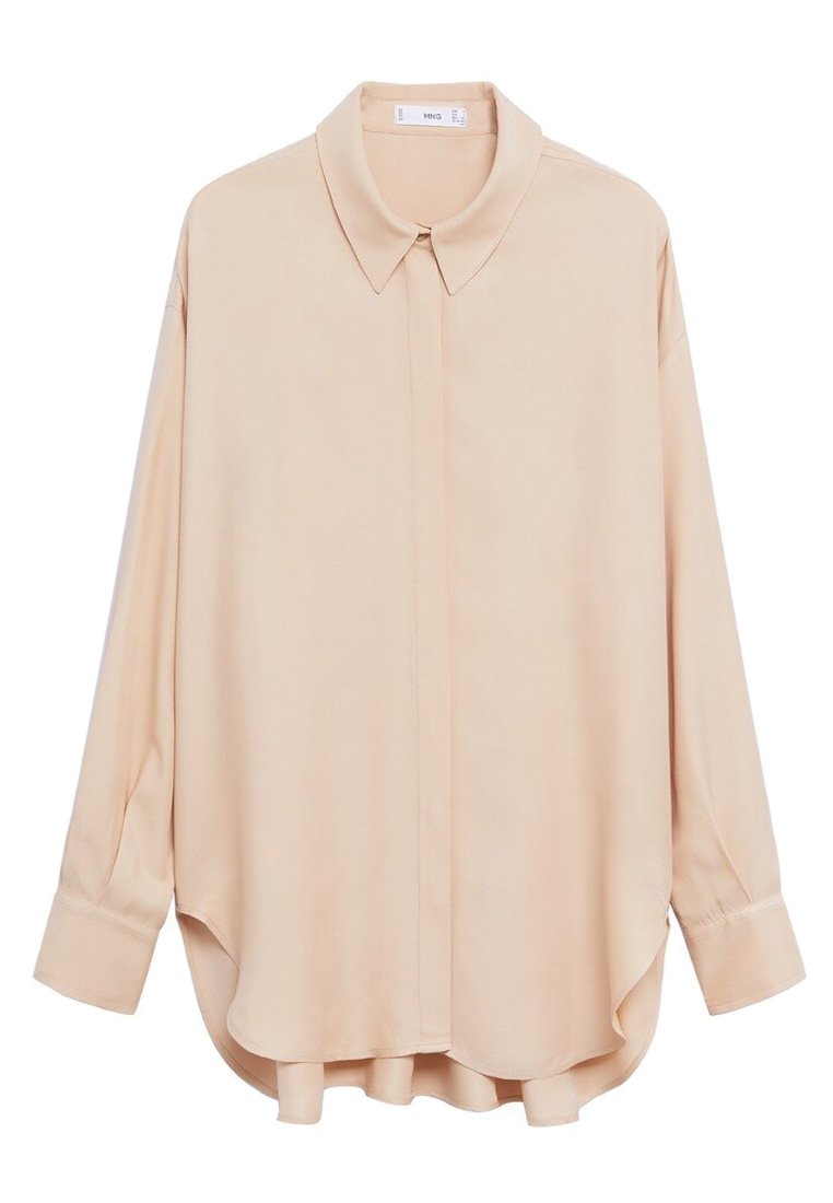 Mango Overhemdblouse nude