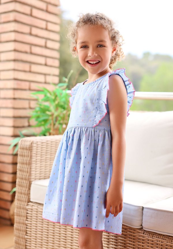 SUMMER VIBES - Freizeitkleid - jeansblau