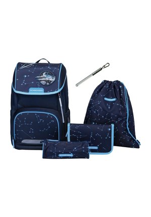 SET 6-TEILIG - Schooltas set - black blue