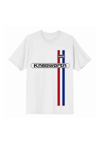 Paradiso Clothing KNEBWORTH VERTICAL STRIPE - Print T-shirt - white