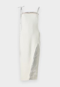 CRYSTAL TRIM DETAIL OPEN LEG DRESS - Oblečenie na špeciálnu príležitosť - white/silver