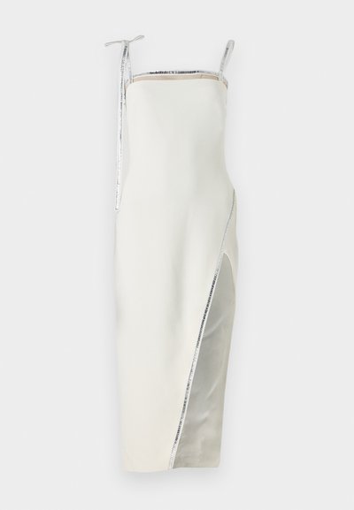 David Koma CRYSTAL TRIM DETAIL OPEN LEG DRESS - Apģērbs svinīgiem gadījumiem - white/silver