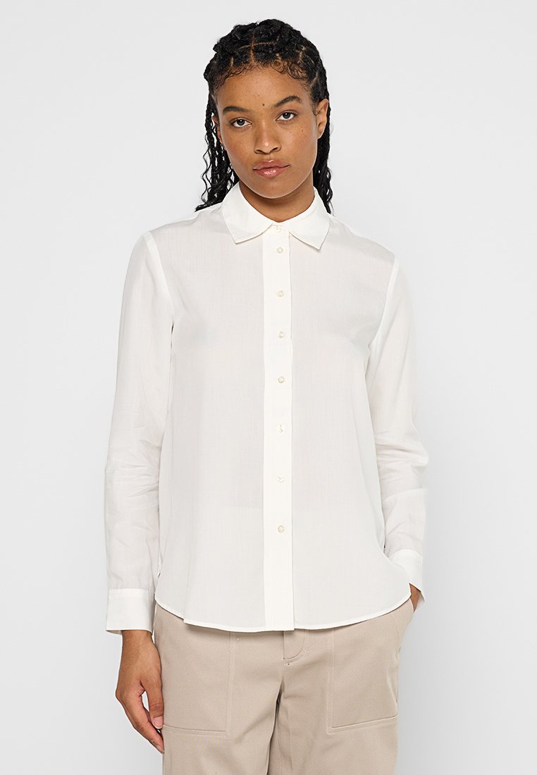 Ecoalf Overhemdblouse crème Ecoalf Overhemdblouse crème