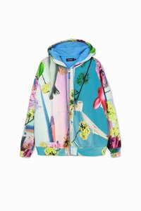 Desigual AIRPLANE LACROIX - Majica s kapuljačom i patentnim zatvaračem - tutti fruti