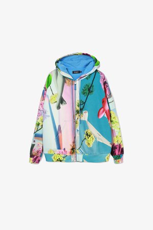 AIRPLANE LACROIX - Bluză de molton cu fermoar - tutti fruti