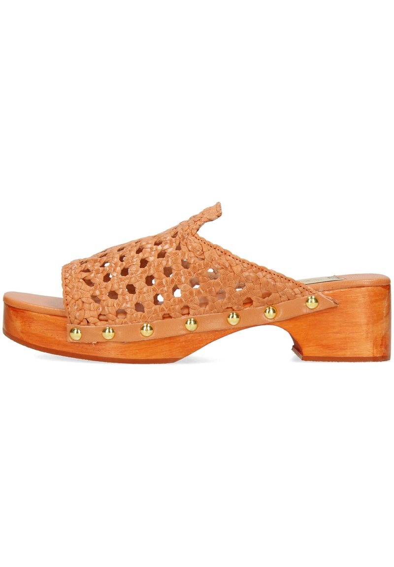 Damen Sneaker | Melvin & Hamilton MARIA GOAT RIVETS Pantolette flach orange - PQ60536 Damen Sneaker | Melvin & Hamilton MARIA GOAT RIVETS Pantolette flach orange - PQ60536