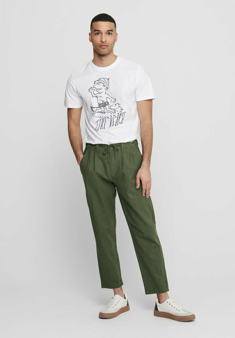 Only \u0026 Sons ONSLEO - Pantaloni - olive night/oliva - Zalando