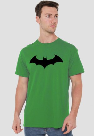 Cotton Soul, BATMAN HUSH LOGO - Print T-shirt - dark green