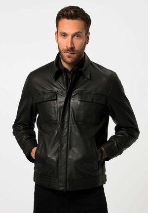 JCC MIT BRUSTTASCHE SAMUEL - Leather jacket - black