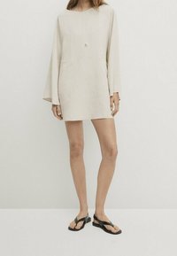 Massimo Dutti Jurk - beige
