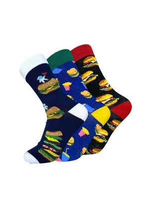 3 PACK BURGERS - Socken - burgers