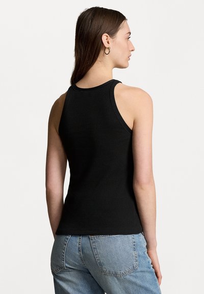 Polo Ralph Lauren RIB KNIT COTTON TANK - Top - black