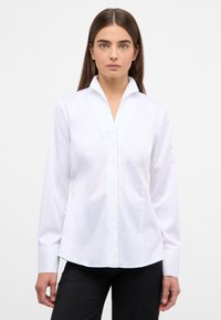 Eterna SATIN SHIRT - REGULAR FIT - Bluse - weiß