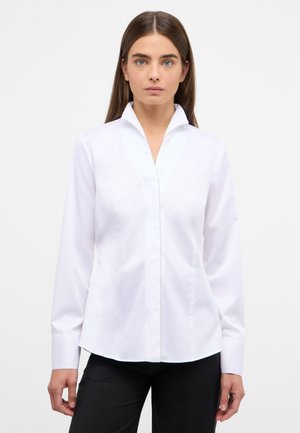 Eterna SATIN SHIRT - REGULAR FIT - Blouse - weiß