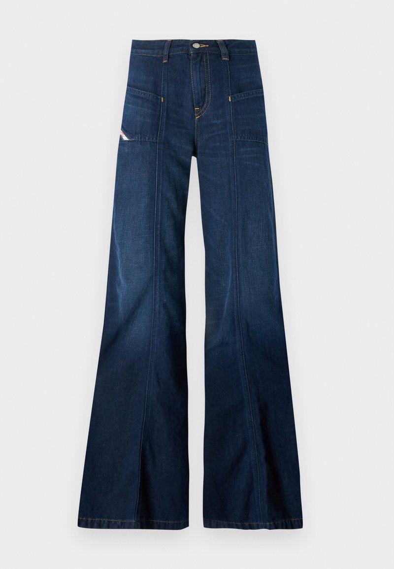 Diesel Relaxed fit jeans blauw denim/bluedenim