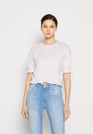 SHIRRED - Tričko s potlačou - lilac